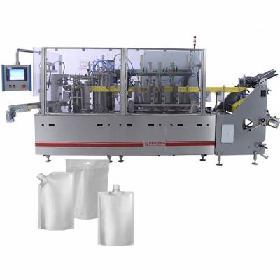 Máquina serie PK, “formado-llenado-sellado” para productos líquidos, granulares y polvos Máquina serie PK, “formado-llenado-sellado” para productos líquidos, granulares y polvos